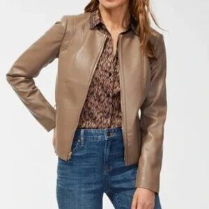 Chico's Faux Leather Ponte Detail, Chico's size O, NWT